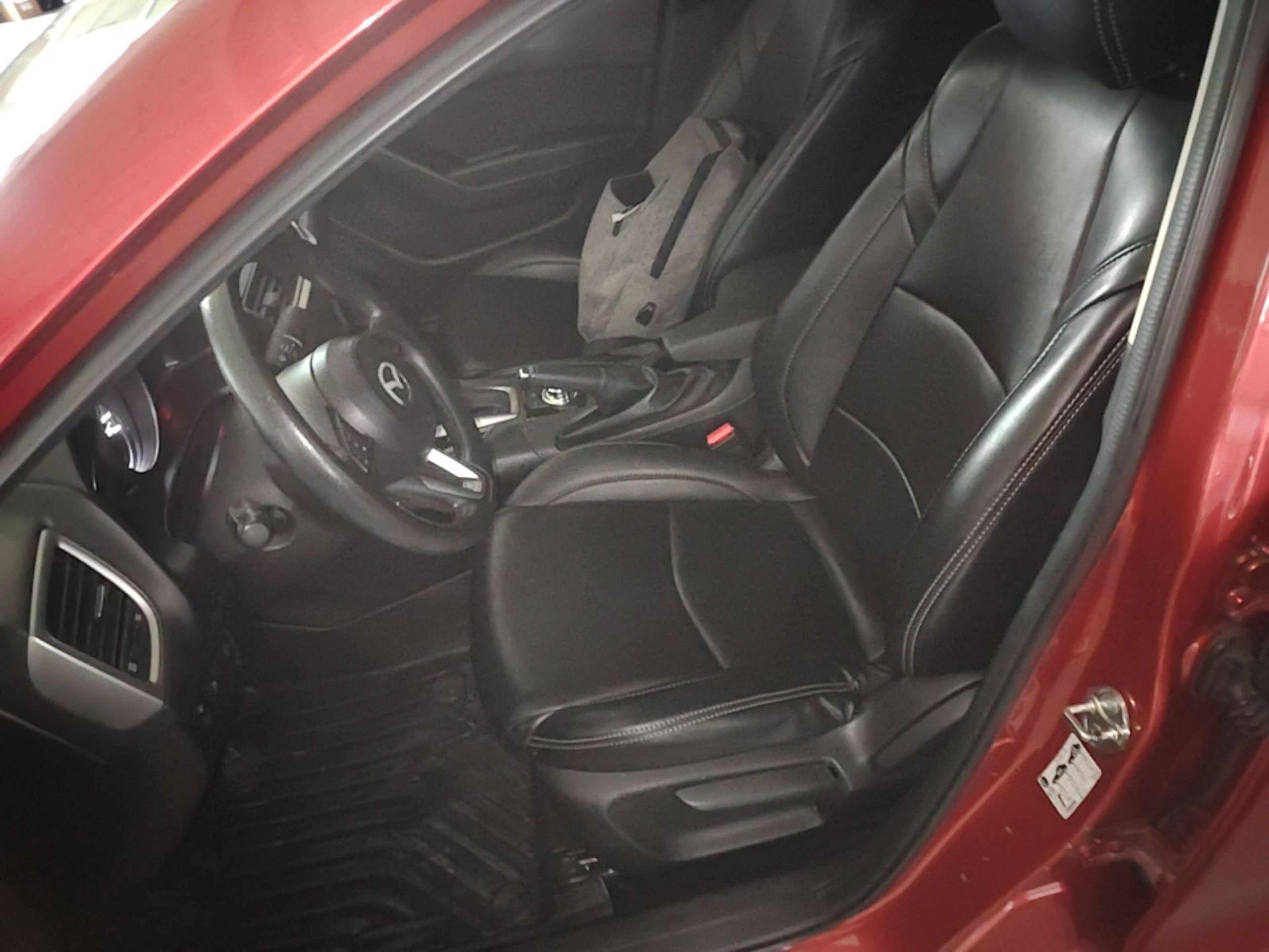 Vordere Reihe im Auto