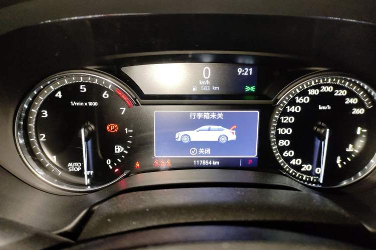 Used Cadillac CT5 2020 28T Fashion Edition Odometer Close Up