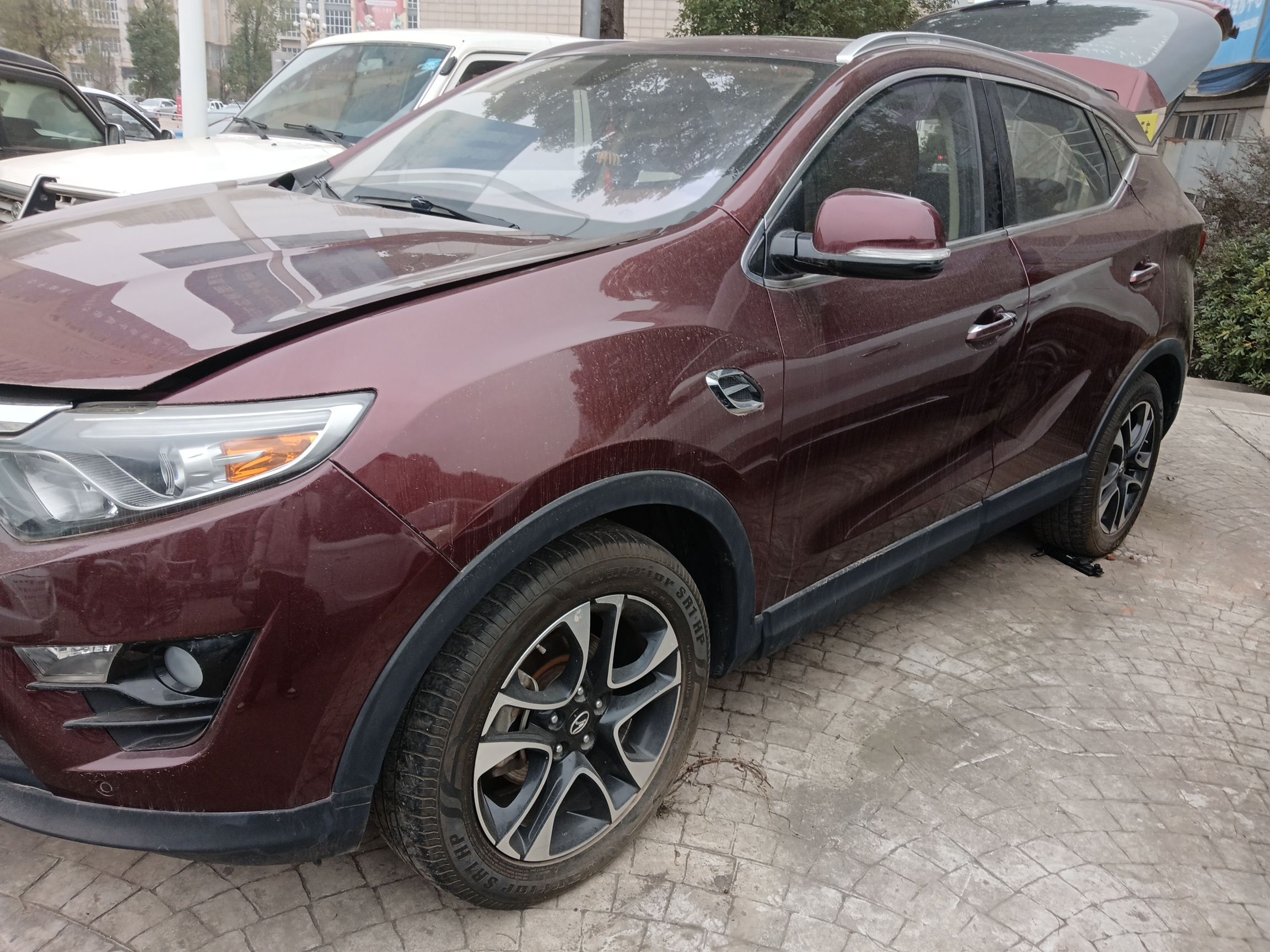 تحت مقدمة السيارة