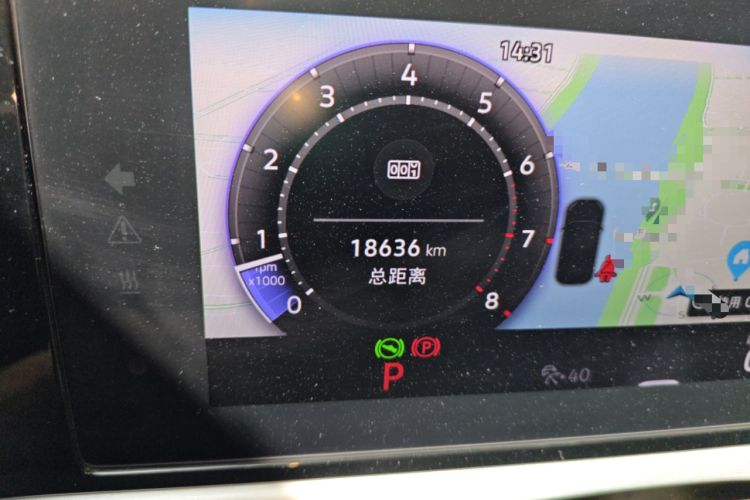 Used Volkswagen Passat 2025 Pro 380TSI Dragon Edition Odometer Close Up