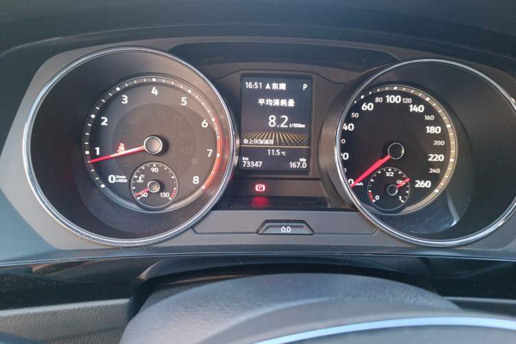 Used Volkswagen Tiguan L 2018 330TSI Automatic Two-Wheel Drive Luxury Edition Odometer Close Up