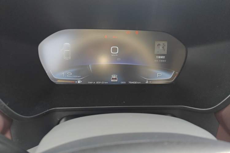 Used Baojun RS-5 2019 1.5T CVT Intelligent Driving Flagship Edition China V Emission Standard Odometer Close Up