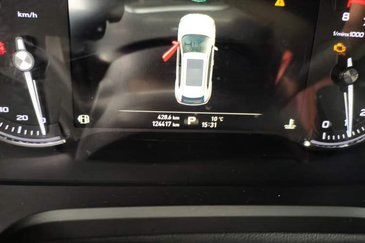 Used Roewe RX5 2016 30T Four-Wheel Drive Automatic Internet Smart Luxury Edition Odometer Close Up