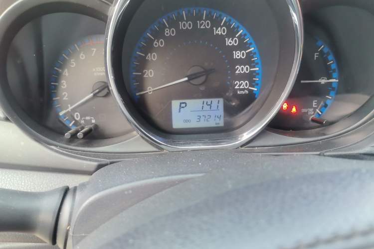 Used Toyota Vios FS 2017 1.5L CVT Fengchi Edition Odometer Close Up