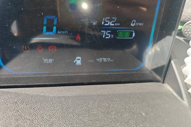 Used CHANGAN NEVO Lumin 2023 205km Xiangqin Version Odometer Close Up