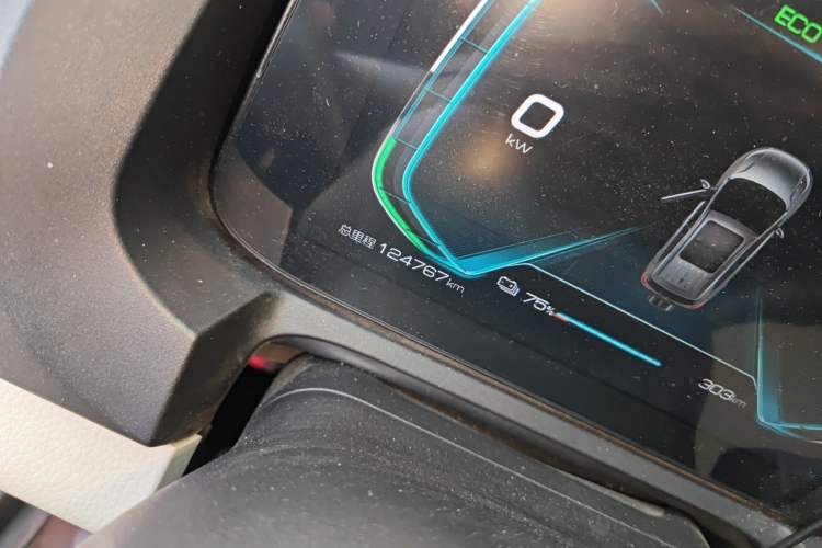 Used BYD Yuan Pro 2021 401 km Deluxe Version Odometer Close Up