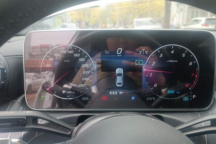 Used Mercedes-Benz C-Class 2022 C 260 L Obsidian Night Sport Edition Odometer Close Up