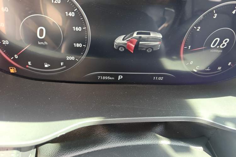 Used SAIC MAXUS G50 2023 PLUS 1.5T Automatic Cruise Version Odometer Close Up