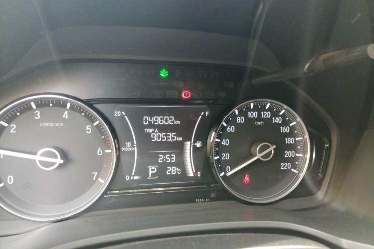 Used Honda Crider 2019 180 Turbo CVT Comfort Version China VI Odometer Close Up