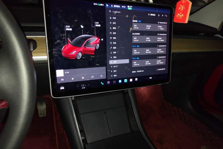 Used Tesla Model 3 2020 Refreshed Version Long-Range Rear-Wheel Drive Audio And AC Panel