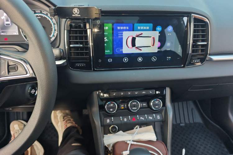 Used Skoda Karoq 2019 TSI280 SmartDrive Luxury Edition China VI standard Audio And AC Panel