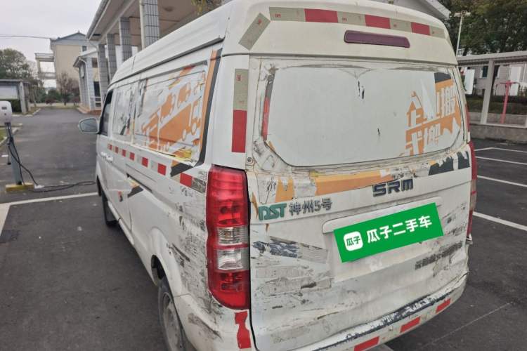 Used Shenzhou DST 5 2020 Pure Electric Van Rear Left 45 Deg