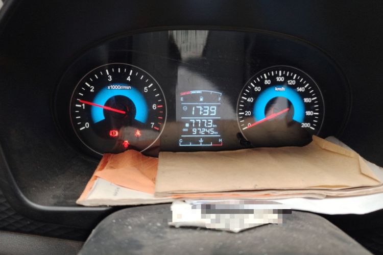 Used Dongfeng Fengon 330 2018 1.5L 330S Premium Edition DK15 Odometer Close Up