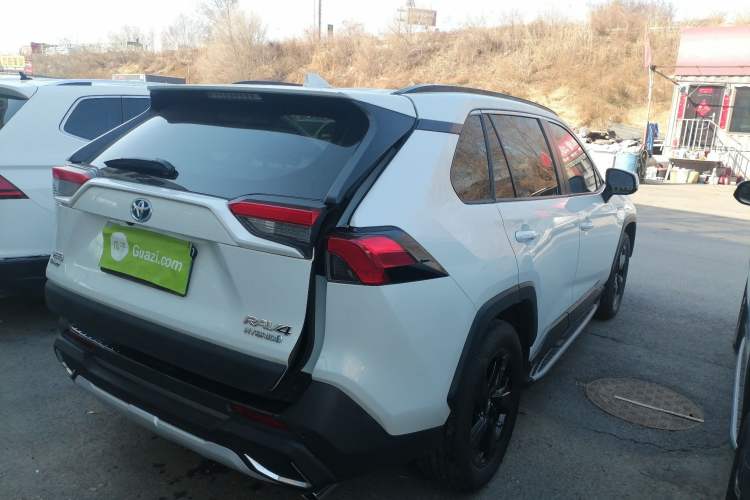 Used Toyota RAV4 2021 Revised Version Dual-Motor Hybrid 2.5L E-CVT 4x4 Elite PLUS Edition Rear Right 45 Deg