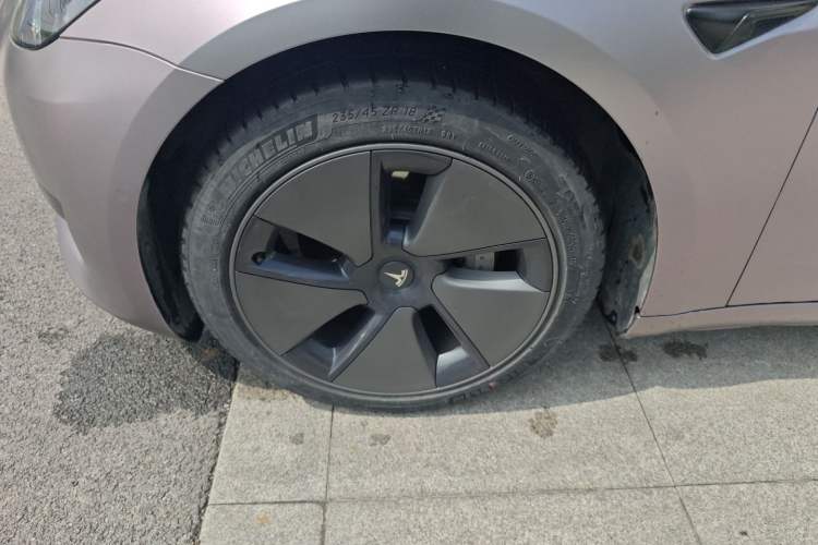 Used Tesla Model 3 2021 Standard Range Rear-Drive Upgraded Version Left Front Wheel Hub