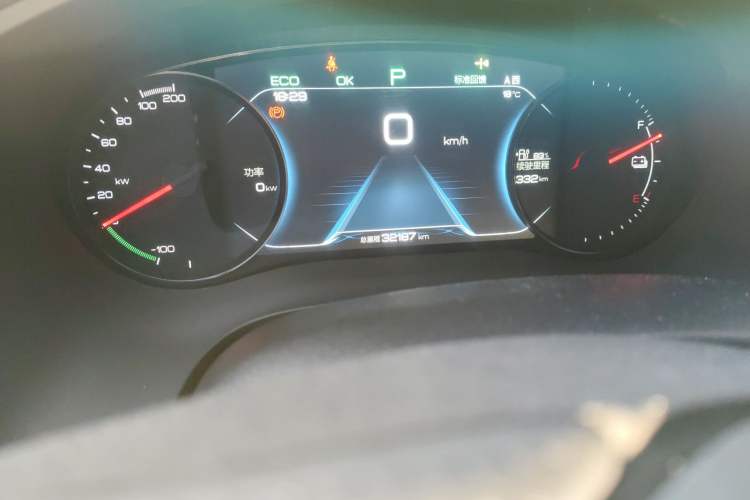 Used BYD Song New Energy 2019 Song EV500 Smart Connect Luxe Model Odometer Close Up