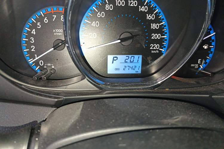 Used Toyota Vios FS 2019 1.5L CVT Fengchi Edition Odometer Close Up