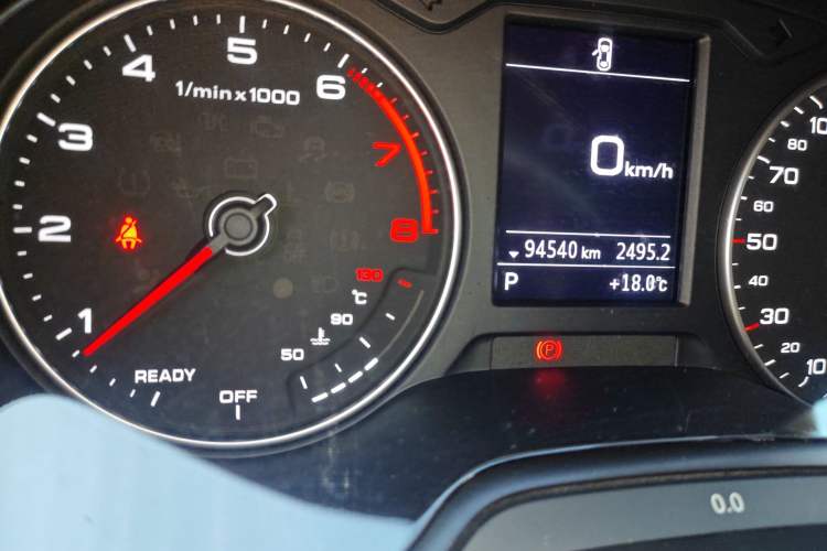 Used Audi A3 2018 30th Anniversary Edition Sportback 35 TFSI Ambition Model Odometer Close Up