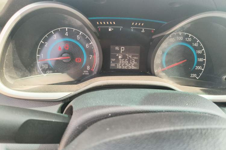 Used Chevrolet Cavalier 2016 1.5L Automatic Enjoyment Edition Odometer Close Up