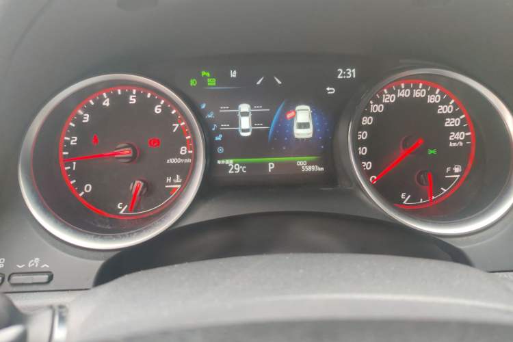 Used Toyota Camry 2022 2.0S Knight Edition Odometer Close Up