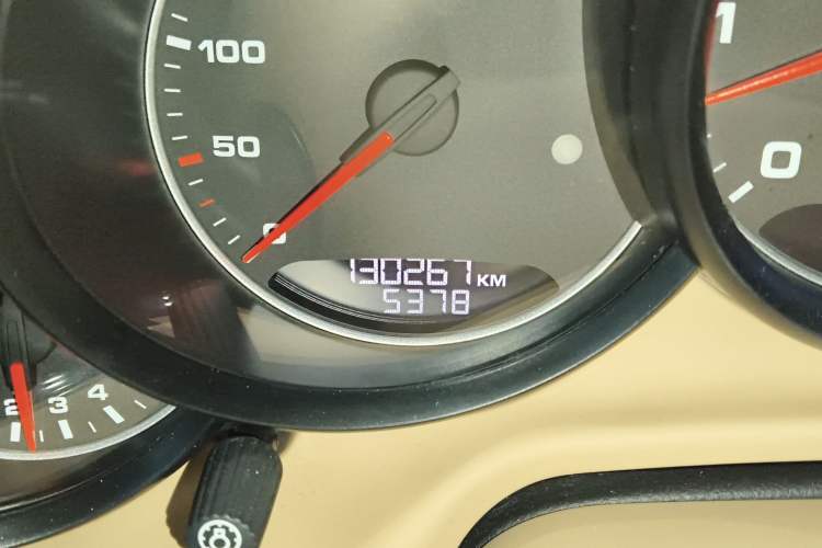 Used Porsche Panamera 2010 Panamera 3.6L Odometer Close Up