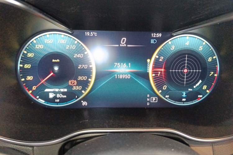 Used Mercedes-Benz GLC 2021 GLC 260 L 4MATIC Luxury Model Instrument Cluster