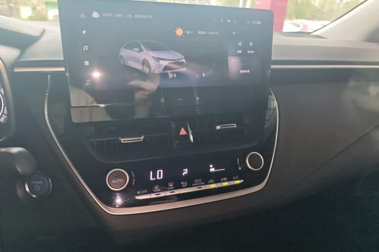 Used Toyota Levin 2023 Smart Electric Hybrid Dual-Engine 1.8L Sport Edition Audio And AC Panel