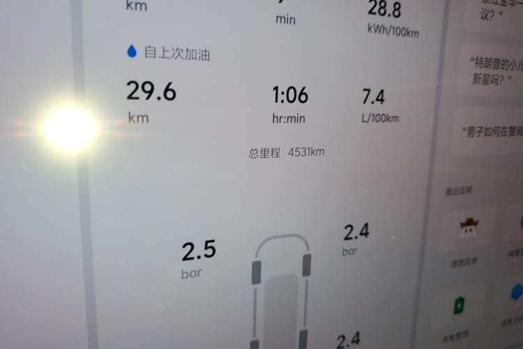 Used Li Auto L6 2025 Pro Smart Refresh Edition Odometer Close Up