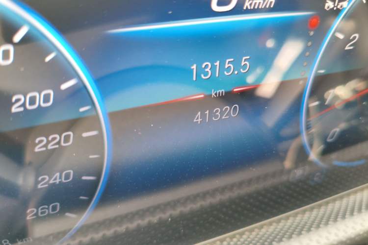 Used Mercedes-Benz CLA 2023 CLA 200 Odometer Close Up