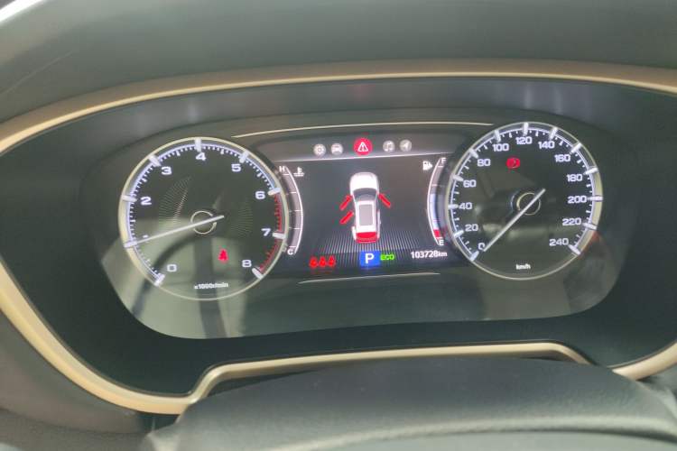 Used GAC Trumpchi GS5 2019 270T Automatic Luxury Edition Odometer Close Up