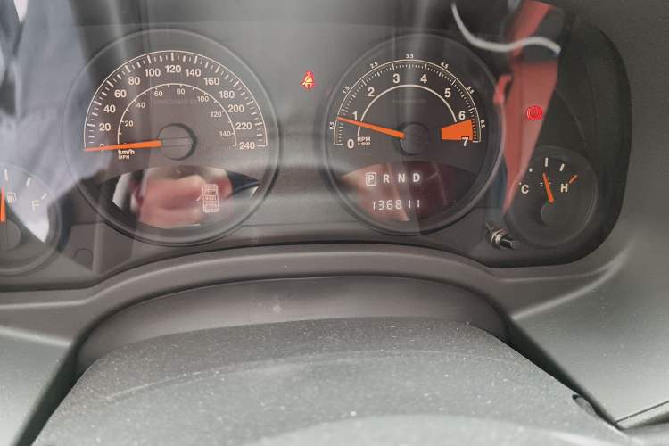 Used Jeep Compass 2014 Revised Version 2.0L Two-Wheel Drive Entry-Level Edition Odometer Close Up