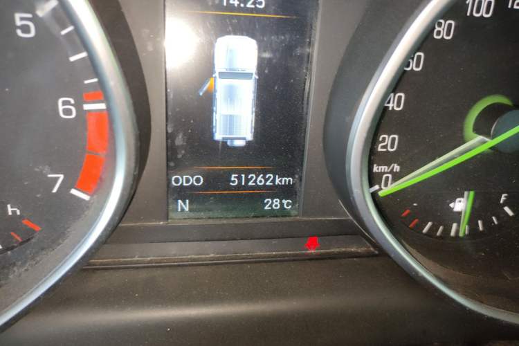 Used BAIC Off-Road BJ80 2018 2.3T Automatic Prestige Version China V Emission Standard Odometer Close Up