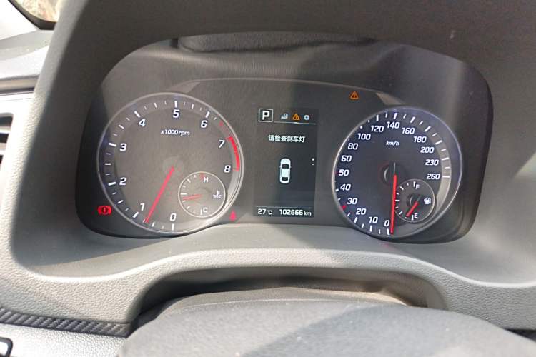 Used Hyundai Elantra (6th Generation / Lingdong) 2018 1.4T Dual-Clutch Xuan Dong · Dynamic Edition Instrument Cluster
