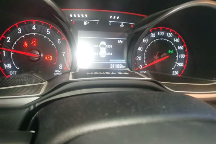 Used Chevrolet Monza 2019 RS 330T Automatic Comfort Edition China VI Standard Odometer Close Up