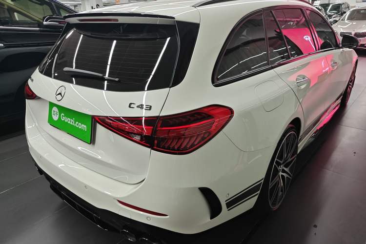 Used Mercedes-Benz C-Class AMG 2023 AMG C 43 4MATIC Estate Special Edition Rear Right 45 Deg