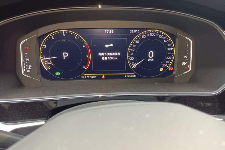 Used Volkswagen Passat 2024 330TSI Elite Edition Odometer Close Up