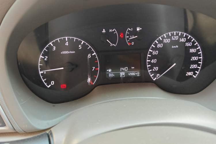 Used Nissan Sylphy 2012 1.6 XL CVT Luxury Edition Odometer Close Up