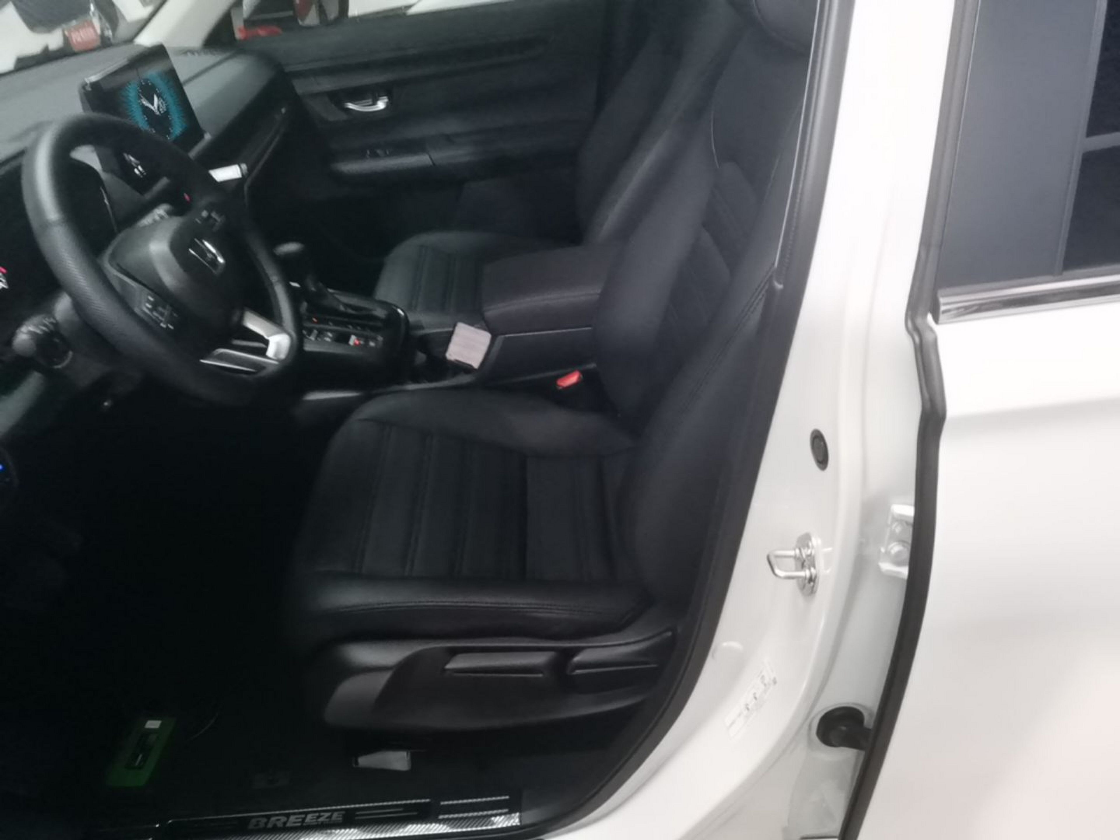 Vordere Reihe im Auto