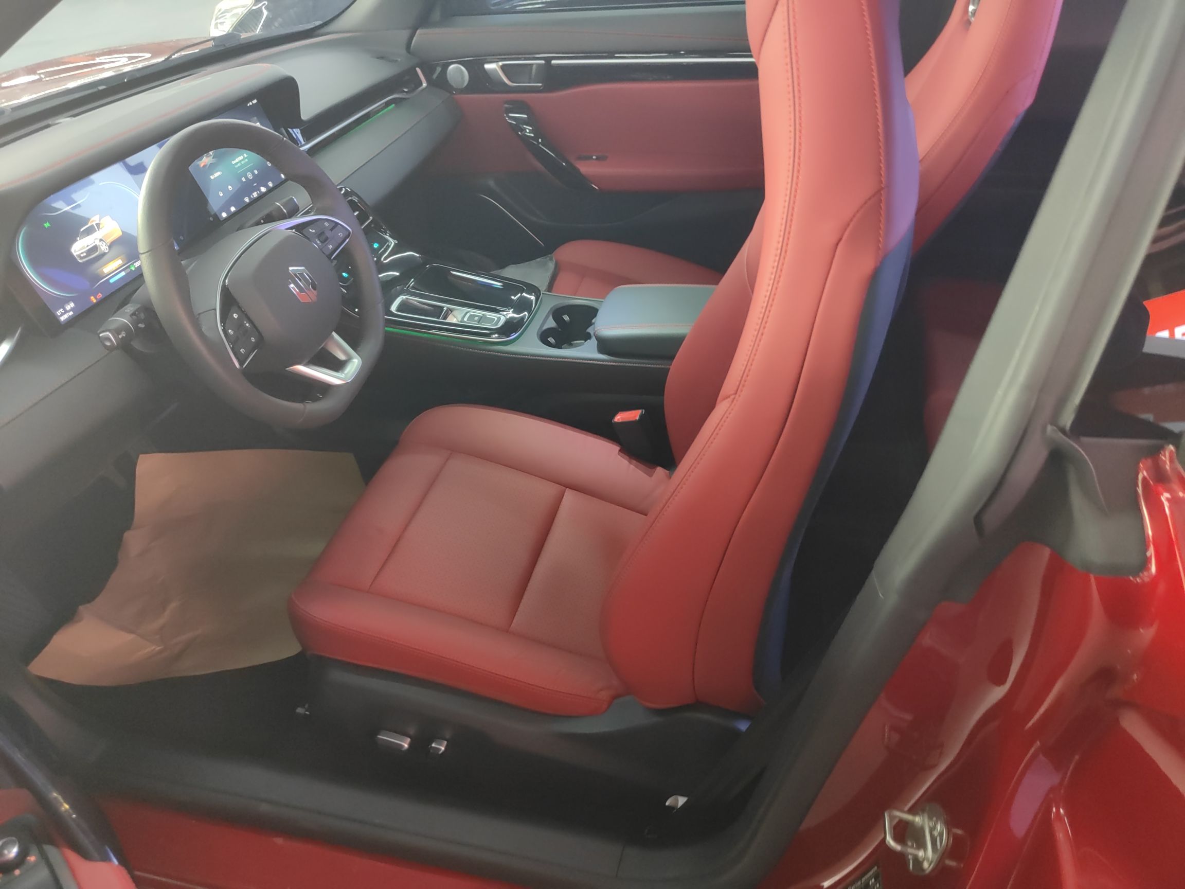 Переднее сиденье в автомобиле