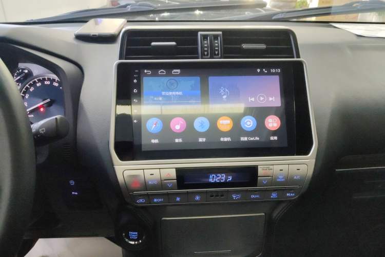 Used Toyota Prado 2018 3.5L Automatic TX-L with Rear-Mounted Spare Tire Audio And AC Panel