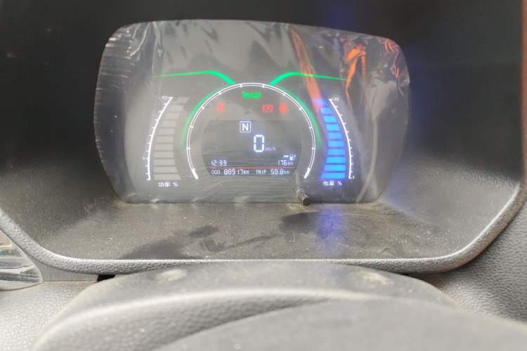 Used BAIC New Energy EC 2017 EC180 Dynamic Edition Odometer Close Up