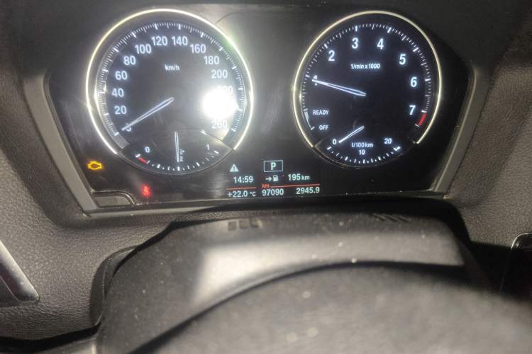 Used BMW 2 Series 2019 225i Convertible Coupe Sports Design Package Odometer Close Up