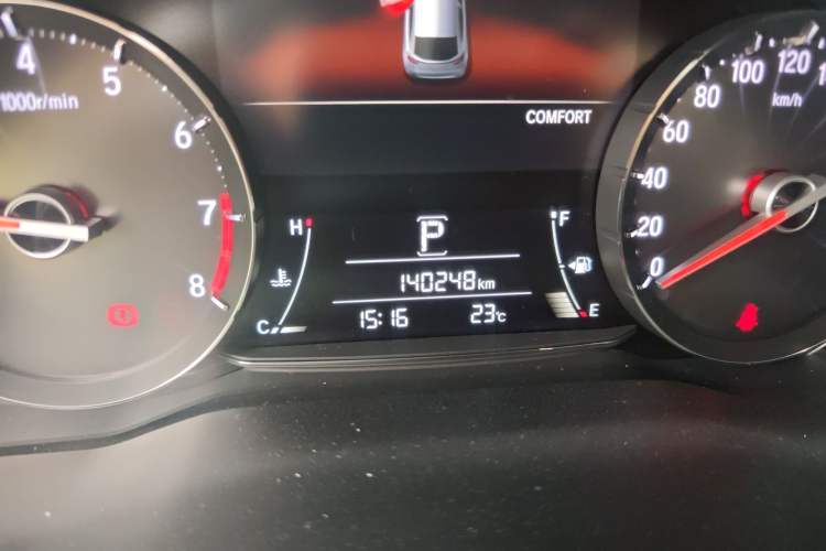 Used Honda Avancier 2020 370TURBO Two-Wheel Drive Luxury Edition Odometer Close Up