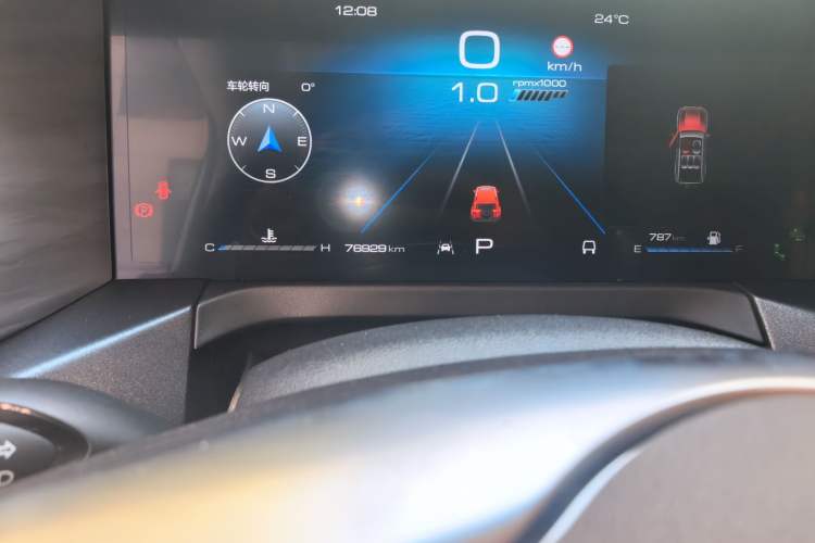 Used Tank 300 2023 City Edition 2.0T—Stylish as Ever Odometer Close Up