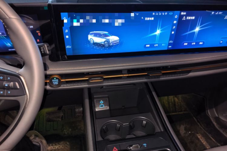 Used Ford Edge 2023 Edge L 2.0T EcoBoost E-Hybrid Four-Wheel Drive Seven-Seat Supreme Model Audio And AC Panel