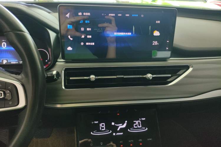 Used Chery Tiggo 8 2021 Kunpeng Edition 290TGDI Automatic Zhubfeng Version Audio And AC Panel