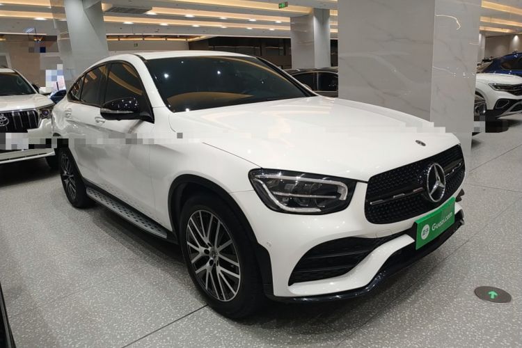 Used Mercedes-Benz GLC Coupe 2020 GLC 300 4MATIC Coupe SUV Front Right 45 Deg