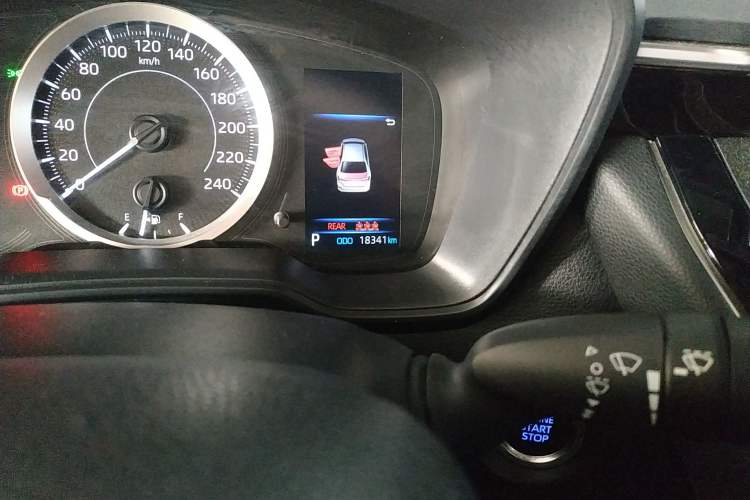 Used Toyota Allion 2022 2.0L Elite Edition Odometer Close Up