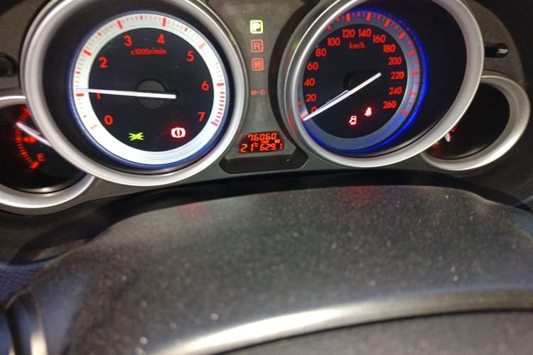 Used Mazda 6 2009 2.5L Automatic Supreme Edition Odometer Close Up