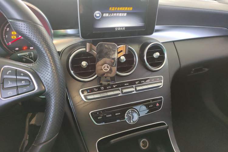 Used Mercedes-Benz C-Class 2016 C 180 L Sport Edition Audio And AC Panel